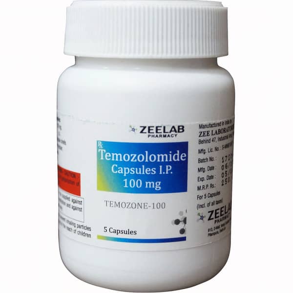 Temozone 100mg Bottle Of 5 Capsules