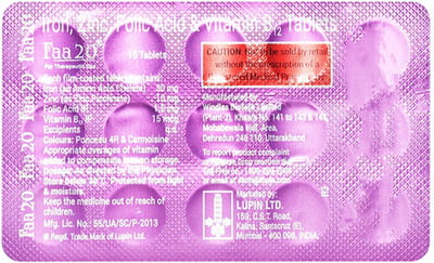 Faa 20 Strip Of 15 Tablets