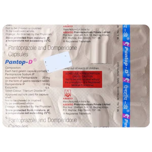 Pantop D Strip Of 15 Capsules