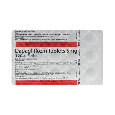 T2c 5mg Strip Of 15 Tablets