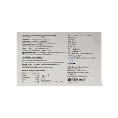 Irostore Strip Of 10 Capsules