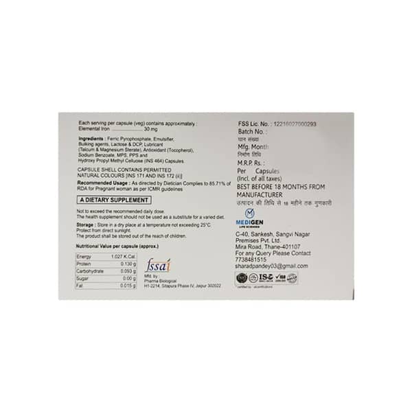 Irostore Strip Of 10 Capsules