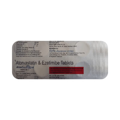 Atorsave Ez 40mg Strip Of 10 Tablets
