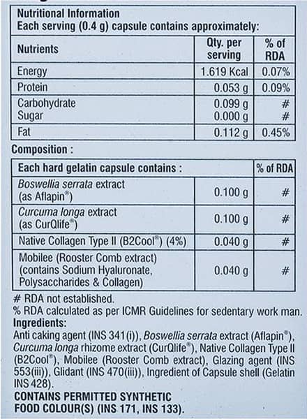 Fitjoint Max Strip Of 10 Capsules