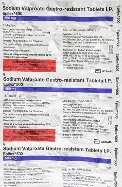 Epilex 500mg Strip Of 15 Tablets