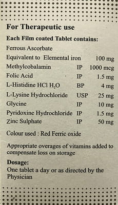 Astyfer Xt Strip Of 15 Tablets