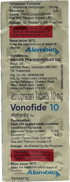 Vonofide 10Mg Strip Of 10 Tablets