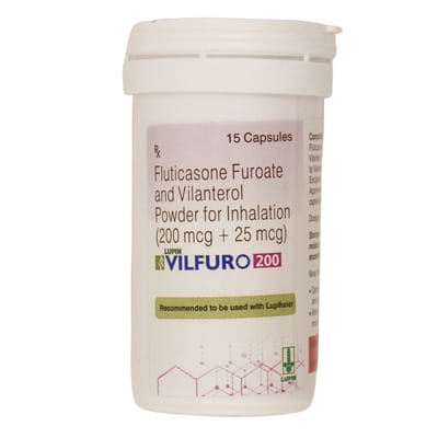 Vilfuro 200mcg Bottle Of 15 Inhalation Capsules
