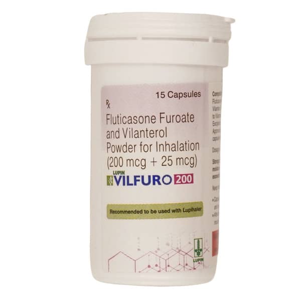 Vilfuro 200mcg Bottle Of 15 Inhalation Capsules