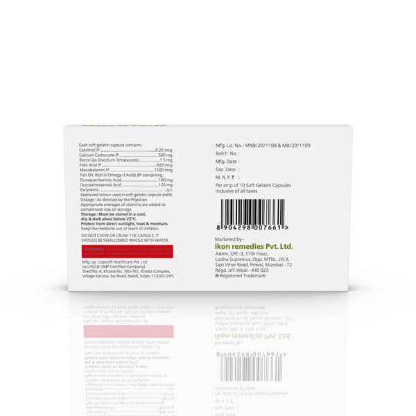 Maycal Forte Strip Of 10 Softgel Capsules