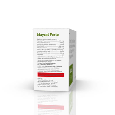 Maycal Forte Strip Of 10 Softgel Capsules