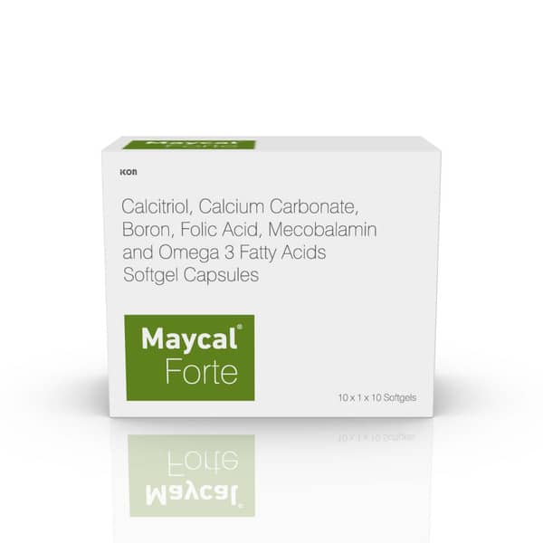 Maycal Forte Strip Of 10 Softgel Capsules