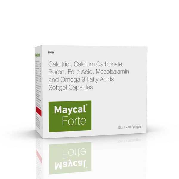Maycal Forte Strip Of 10 Softgel Capsules