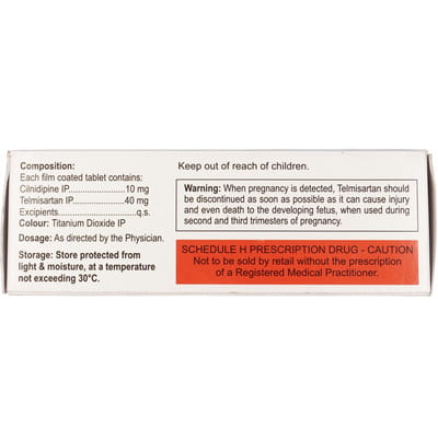 Cilacar T 10/40mg Strip Of 15 Tablets