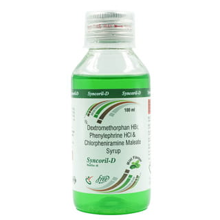 Syncoril D Mint Flavour Sugar Free Bottle Of 100Ml Syrup