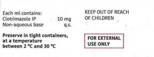 Canesten Bottle Of 30ml Solution