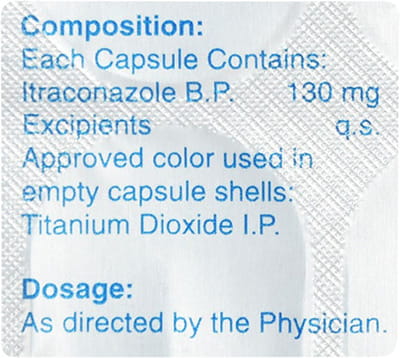 Canditral Sb 130mg Strip Of 10 Capsules