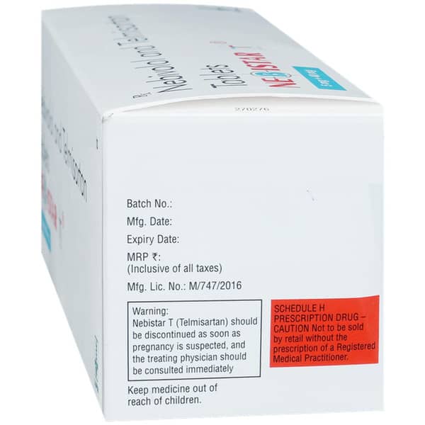 Nebistar T 5/40mg Strip Of 10 Tablets