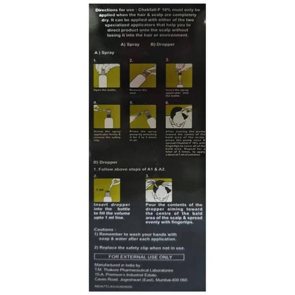 Chekfall F 10% Bottle Of 60ml Spray/Solution