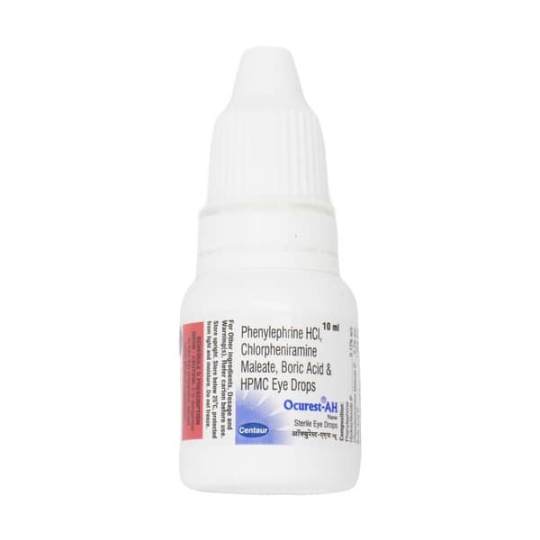 Ocurest Ah New Bottle Of 10Ml Eye Drops