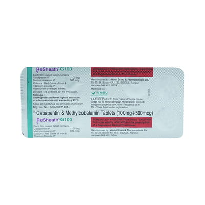 Resheath G 100mg Strip Of 10 Tablets