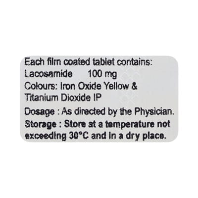 Lacove 100 Mg Strip Of 10 Tablets