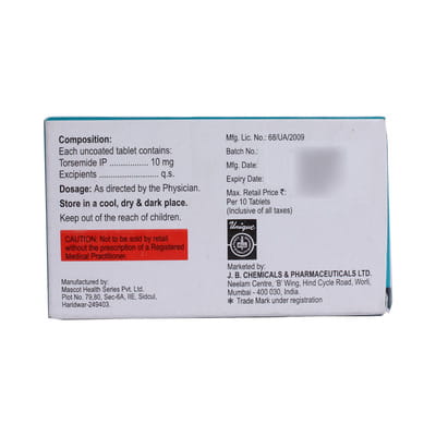 Jbtor 10mg Strip Of 10 Tablets