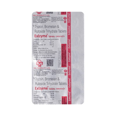 Exlzyme Strip Of 10 Tablets