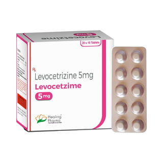 Levocetzime 5 Mg Strip Of 10 Tablets