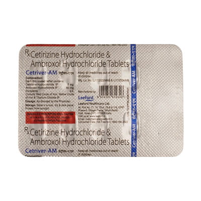 Cetriver Am Strip Of 10 Tablets