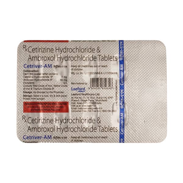 Cetriver Am Strip Of 10 Tablets