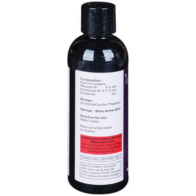 ट्राइकोसिल्क प्रो अल्कोहल फ्री 60एमएल हेयर सॉल्यूशन की बोतल