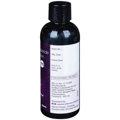 ट्राइकोसिल्क प्रो अल्कोहल फ्री 60एमएल हेयर सॉल्यूशन की बोतल