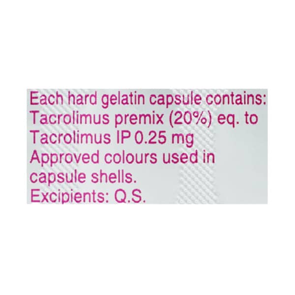 Takfa 0.25Mg Strip Of 10 Capsules