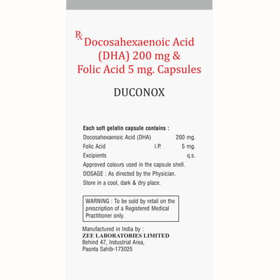 Duconox Strip Of 10 Softgel Capsules