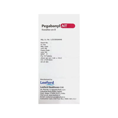 Pegabanyl Nt Strip Of 10 Tablets