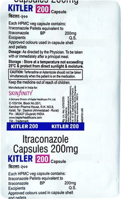 Kitler 200mg Strip Of 10 Capsules
