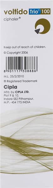Voltido Trio 100mcg Box Of 60md Ciphaler