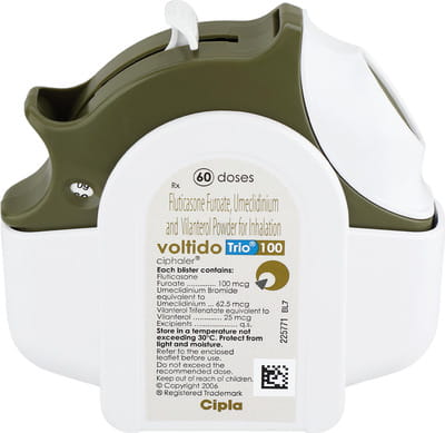 Voltido Trio 100mcg Box Of 60md Ciphaler