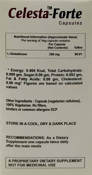 Celesta Forte Bottle Of 15 Softgel Capsules