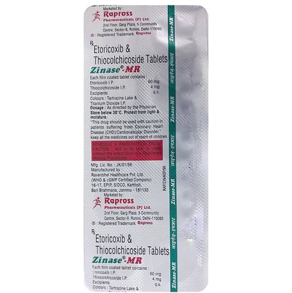 Zinase Mr Strip Of 10 Tablets