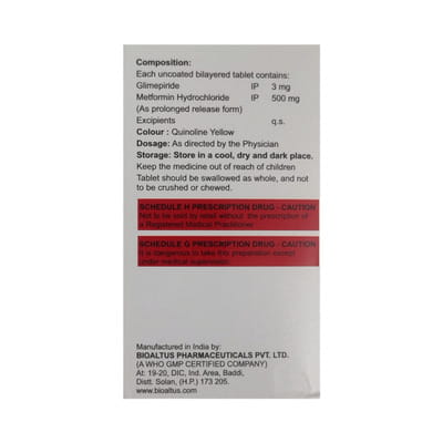 Glimsay M 3mg Strip Of 15 Tablets
