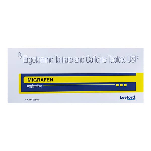 Migrafen Strip Of 10 Tablets