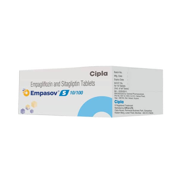 Empasov S 10/100Mg Strip Of 10 Tablets
