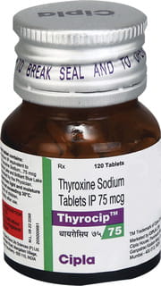Thyrocip 75Mcg Bottle Of 120 Tablets