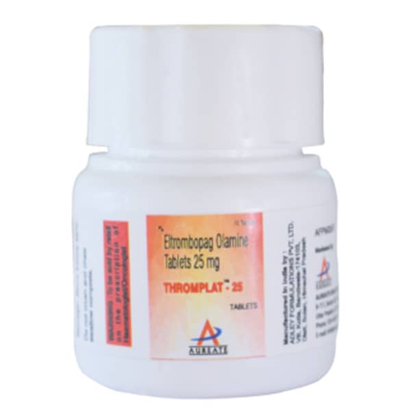 Thromplat 25Mg Bottle Of 10 Tablets