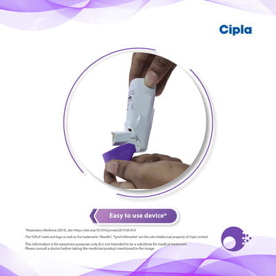 Maxiflo Synchrobreath 125 Inhaler 120 Md