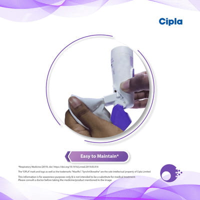Maxiflo Synchrobreath 125 Inhaler 120 Md
