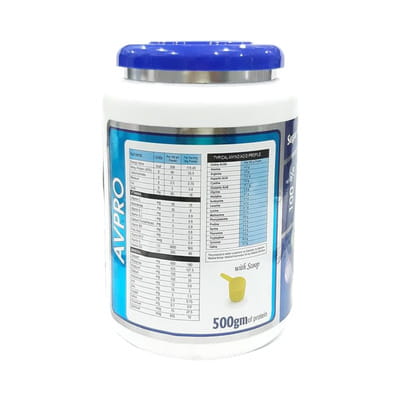 Avpro Vanilla Flavour Sugar Free Powder 500gm