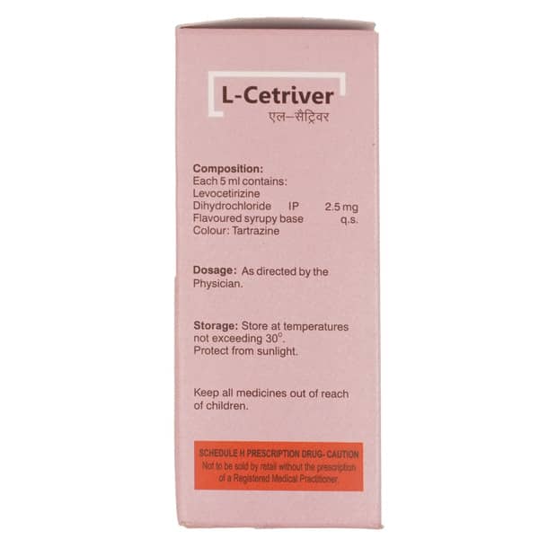 L Cetriver Bottle Of 30ml Syrup